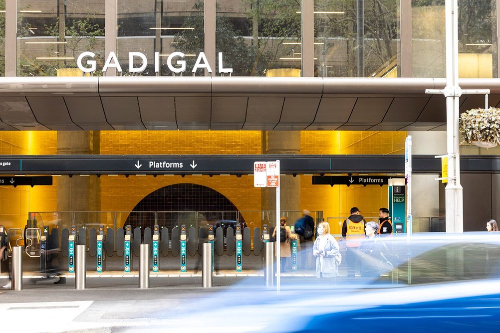 Foster + Partners, Gadigal Station, Sydney Metro, Sydney, 2024.