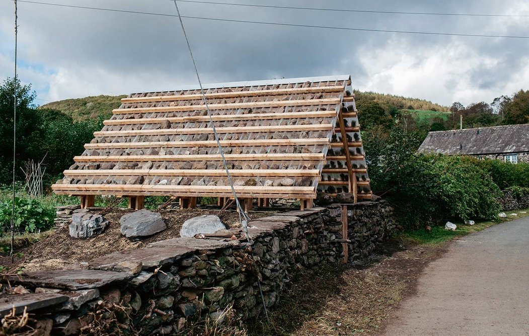 Exploring self build – a shelter built as part of a summer school at Grizedale Arts in Cumbria.