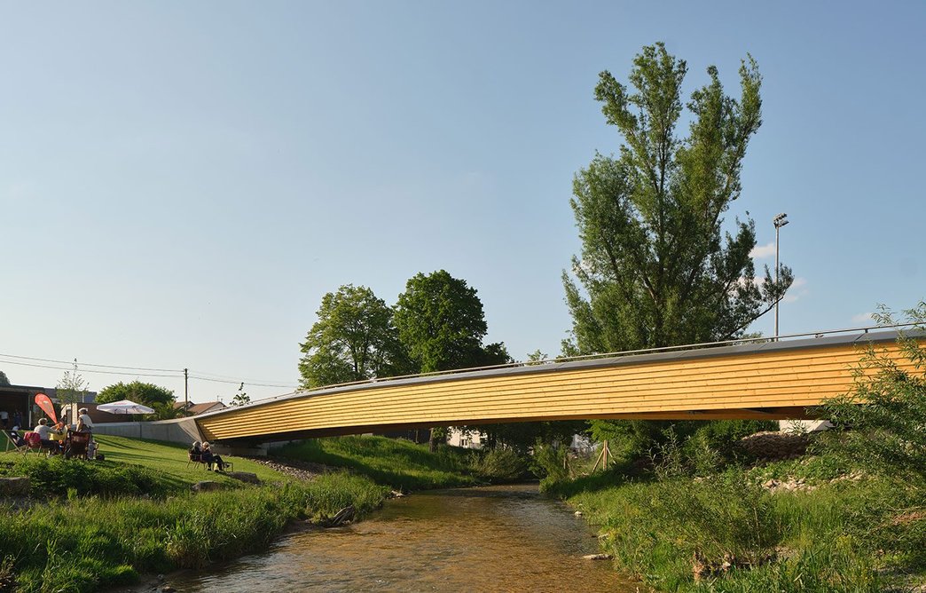 The bridge will form a showpiece for the 14ha Baden-Würtemberg Garden Show this year.