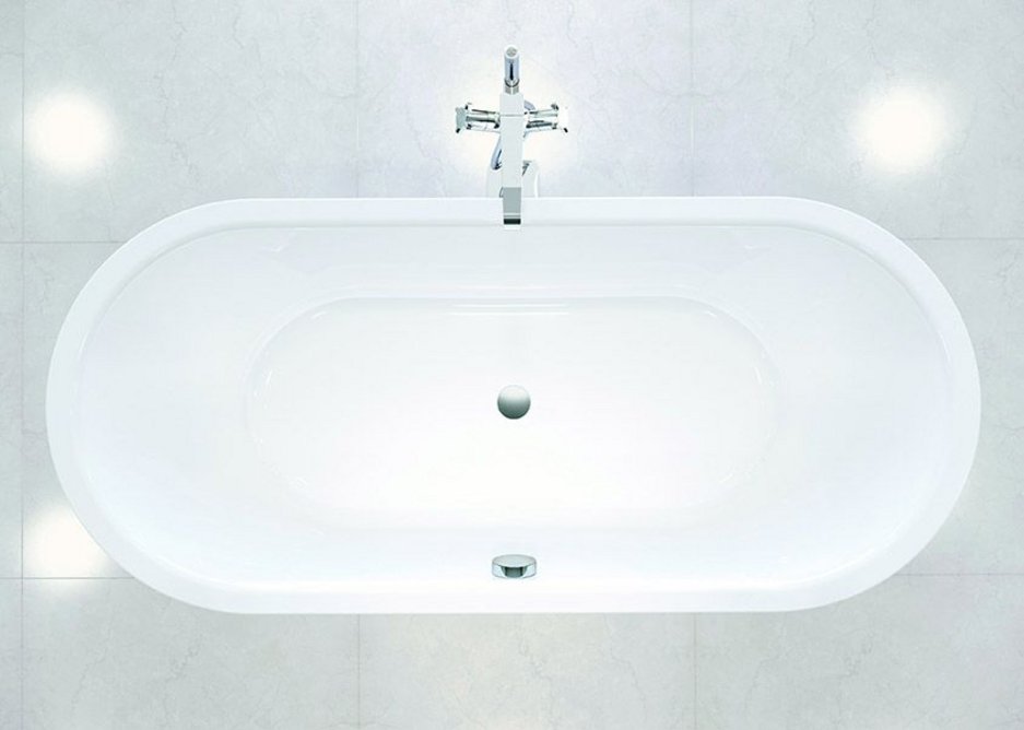 With two comfortable backrests the Kaldewei Meisterstück Classic Duo Oval guarantees relaxed bathing.
