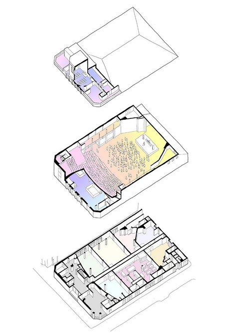 Sketch of the Millennium Building, Union Street, Plymouth for Nudge Community Builders.