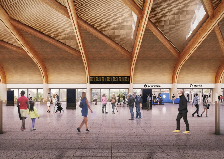 HS2 Interchange station, Solihull by Arup Architects.