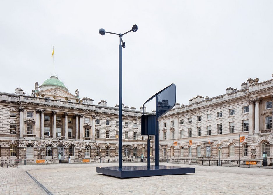 Barber Osgerby's sculptural weather station representing the UK at the London Design Biennale.