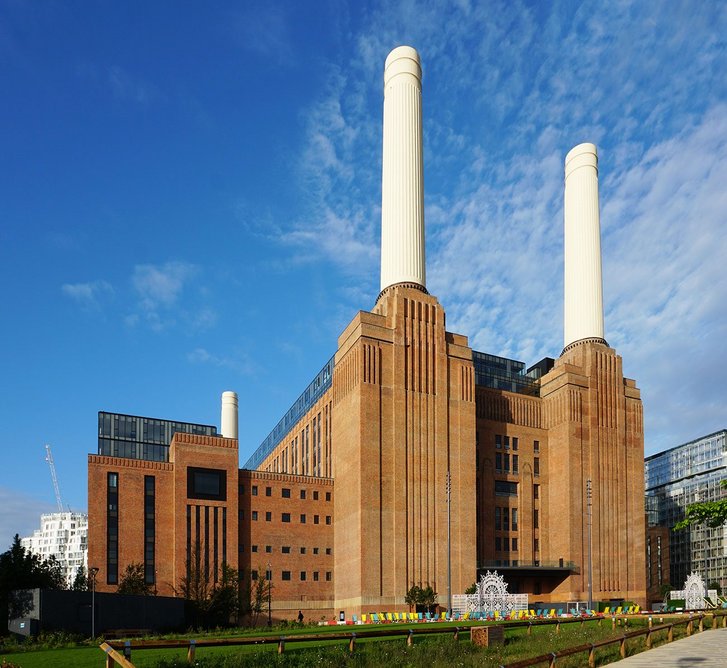 Brick Awards 2022 Innovation Winner: Battersea Power Station, Village Courtyard, Battersea, London. Wilkinson Eyre, Purcell Architecture.