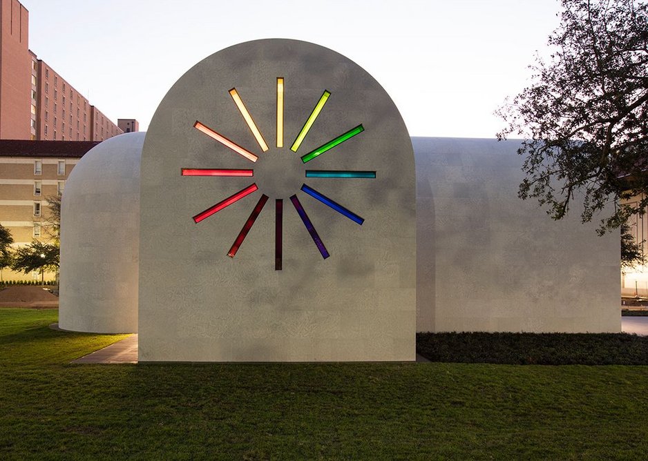 Austin, the secular chapel designed by Ellsworth Kelly and completed this year by Overland Architects. Ellsworth Kelly Foundation.