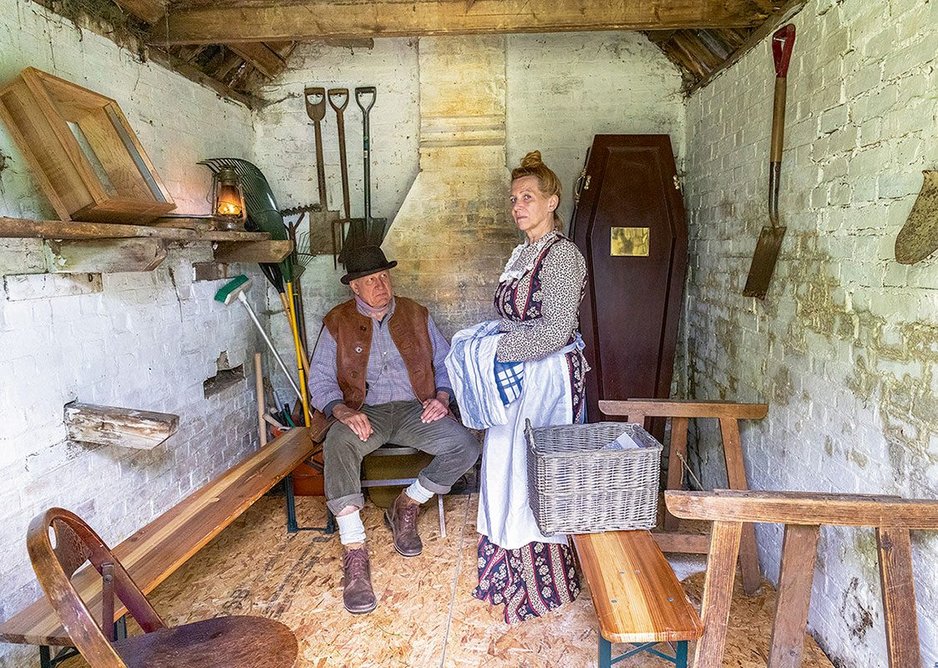 Interventions and events have made the cemetery more accessible. This is the sexton’s hut on a Heritage Open Day.