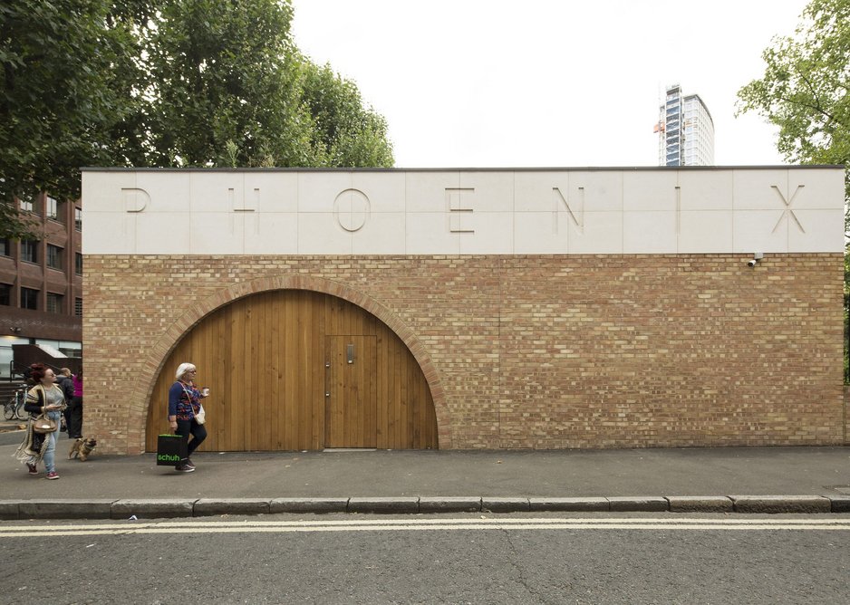 Phoenix Garden Community Building by Office Sian was shortlisted for an RIBA Regional Award.