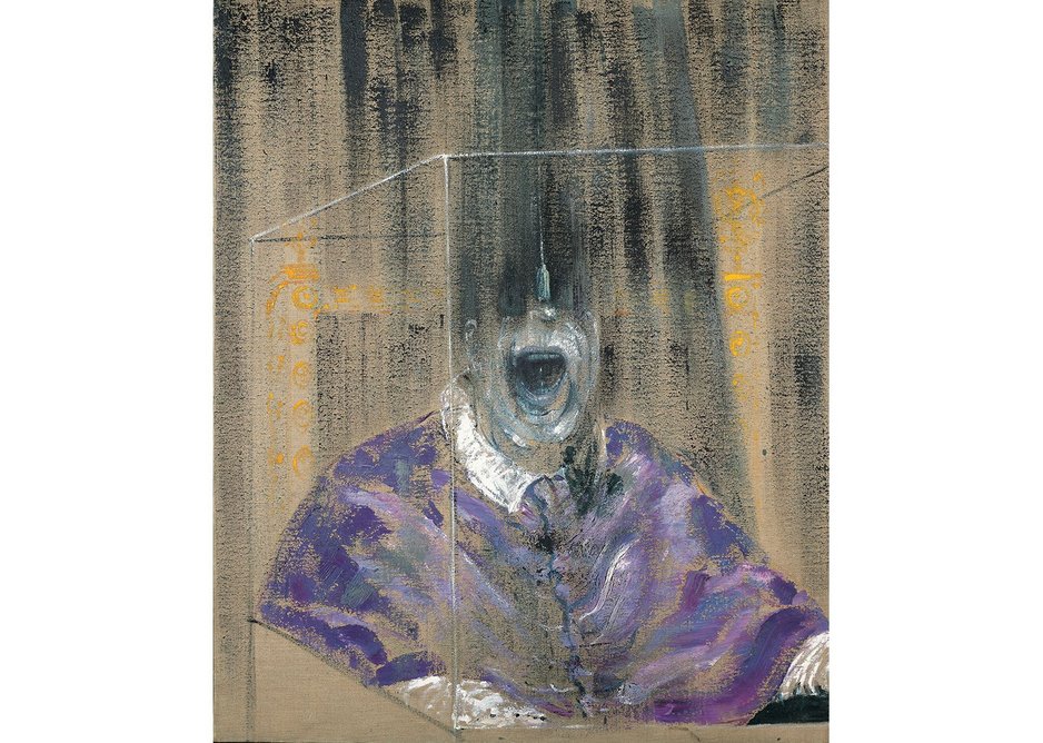 Francis-Bacon Head-VI, one of his Screaming Popes at the Ferens.