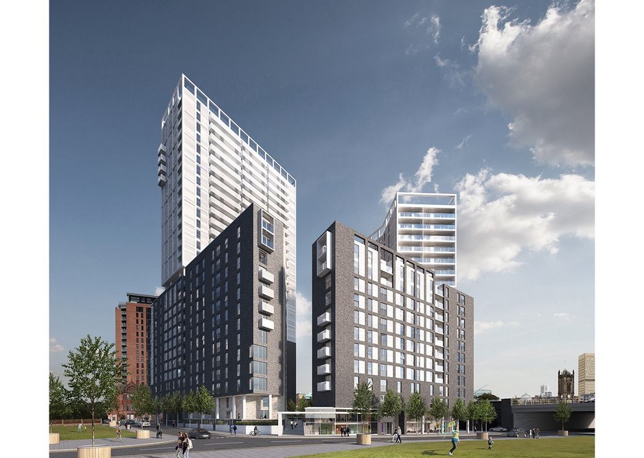 Projects are increasing in scale, OMI's Greengate in Salford.