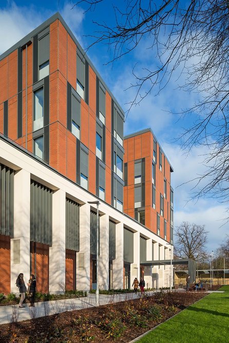 The £42 million George Davies Centre at the University of Leicester was one of the UK’s largest Passivhaus schemes when it completed. CPW worked on it with Associated Architects.