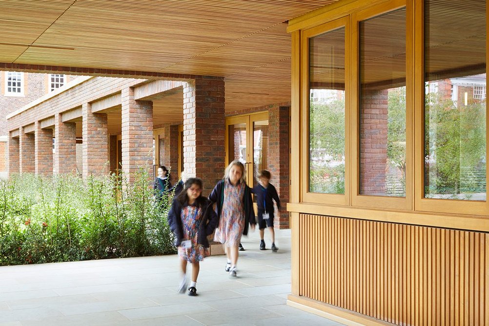 Ibstock Place school refectory.