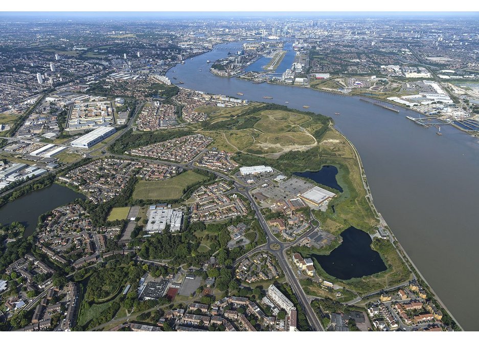 Thamesmead waterfront.