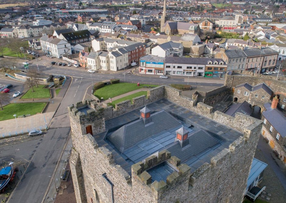 Carrickfergus Castle Roof Replacement.