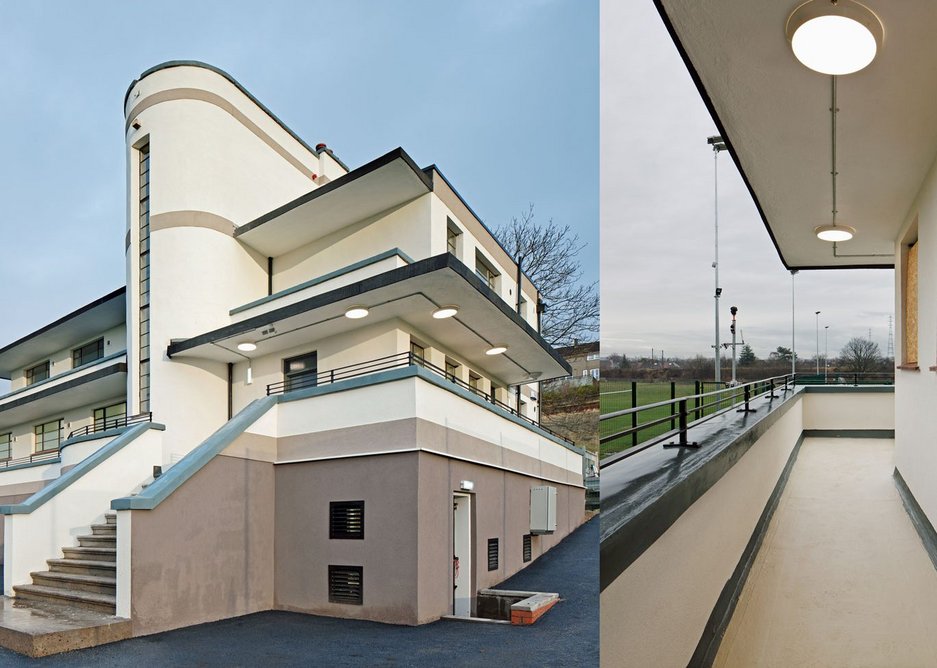 Balconies and walkways at Mountblow Sports Pavilion, Glasgow, refurbished with BMI Sealoflex Endura.