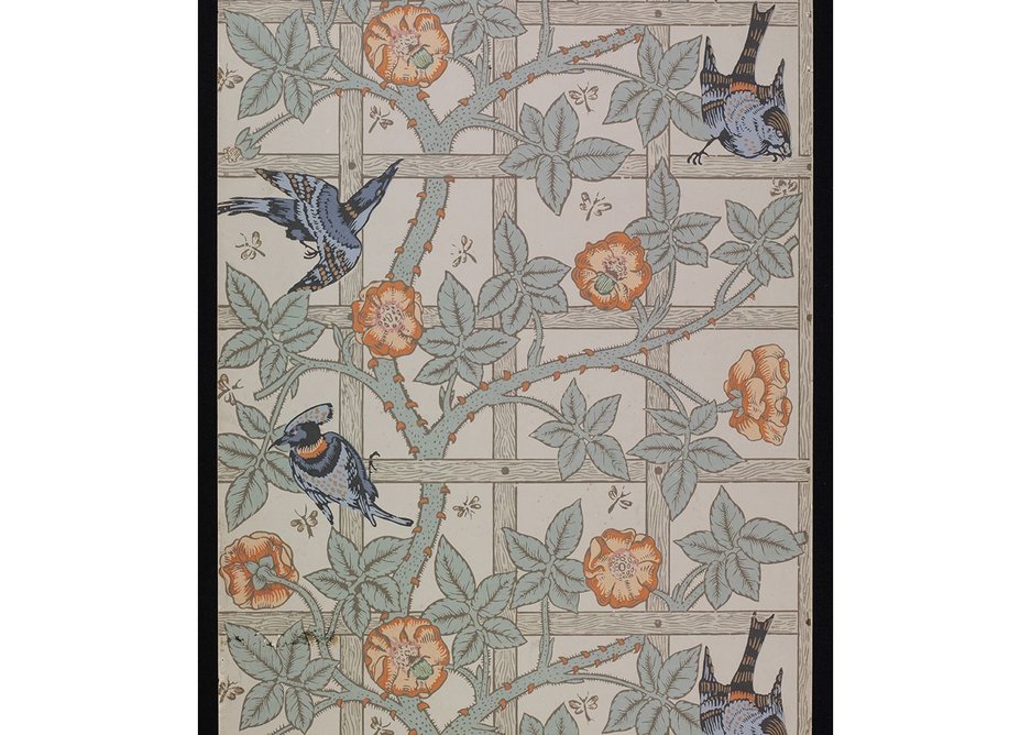 William Morris Trellis wallpaper design.