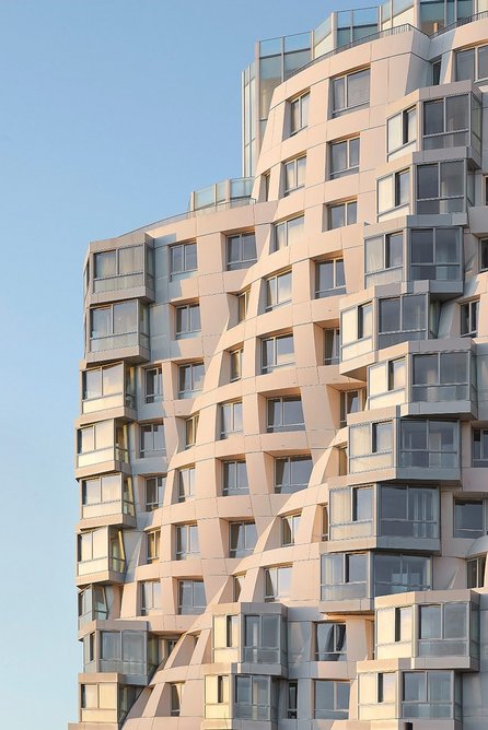 Stacks of winter gardens spiral up the facades.