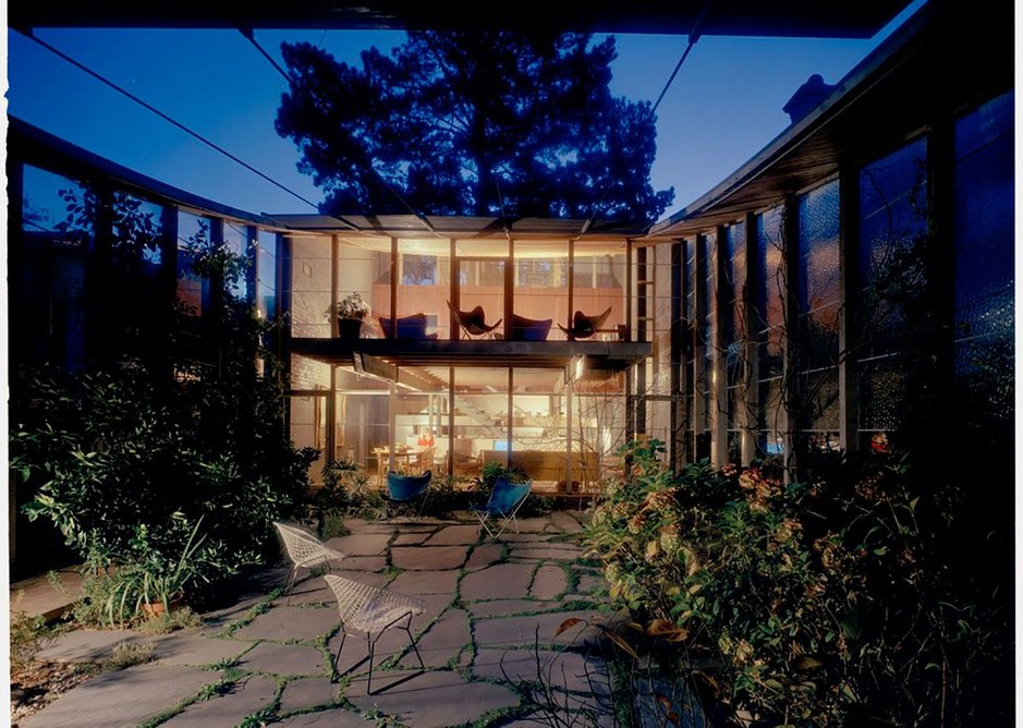 Robin Boyd’s Walsh Street house courtyard (1958)