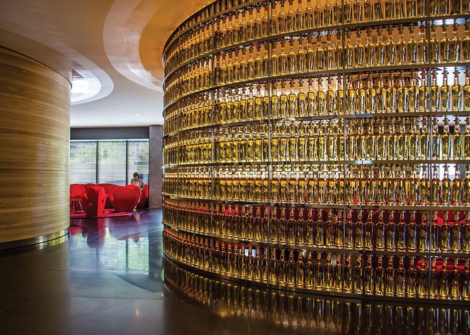 The Next Whisky Bar. Named by Arad and bearing his signature on its 2,500 whisky bottles.