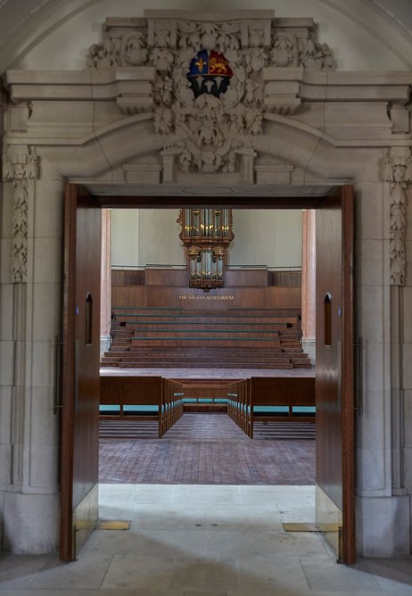 Eton School Hall by Hopkins Architects. Credit: Janie Airey
