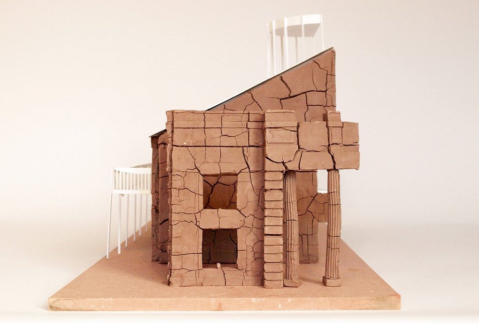 Chorlton Picture House: an evocative model of dried clay sees the firm search for an appropriate materiality for its community land trust proposal.