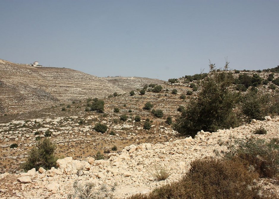 Proposed site outside Hebron.