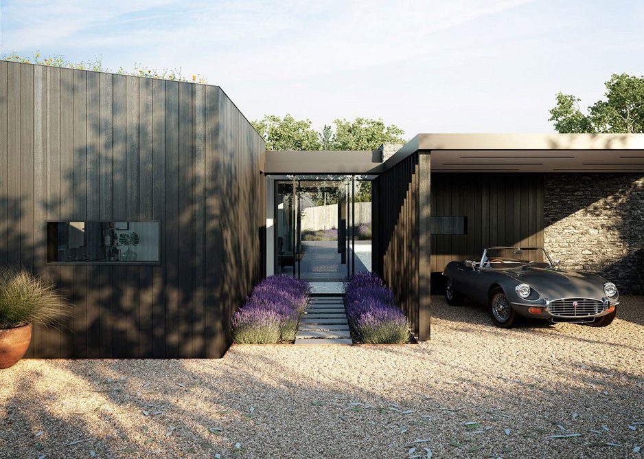 Hidden House, Surrey by Duncan Foster Architects.
