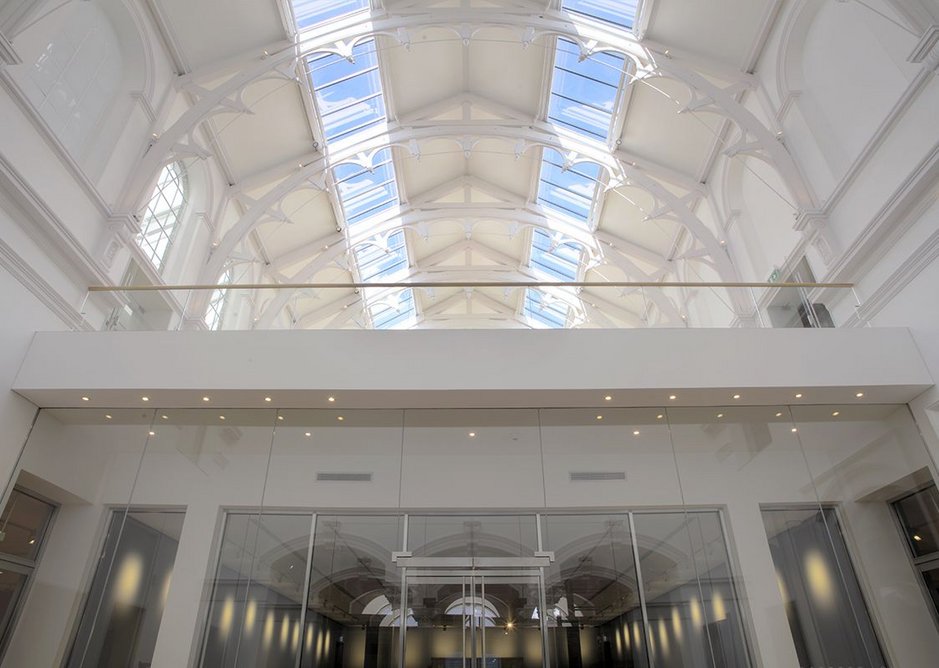 The mezzanine at York Art Gallery.