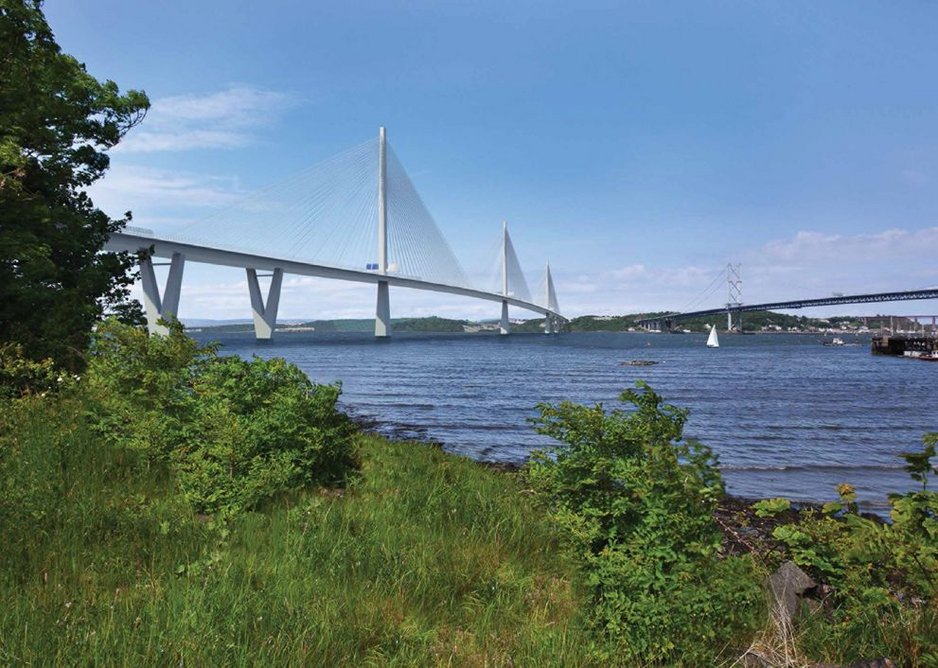 Visualisation of the Queensferry Crossing, Scotland (2016) by Arup.