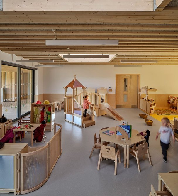 University of Staffordshire Woodlands Nursery by Feilden Clegg Bradley Studios. Credit: Daniel Hopkinson