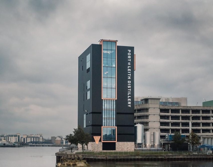 'A gravity-led whisky production process was created to spiral down from the 5th floor, following the natural sequence of milling, mashing, fermenting and distilling.'