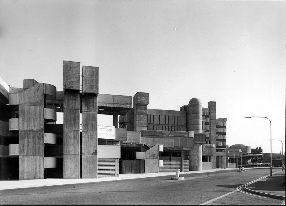 Tricorn Shopping Centre, Portsmouth, completed in 1965 and demolished in 2004
