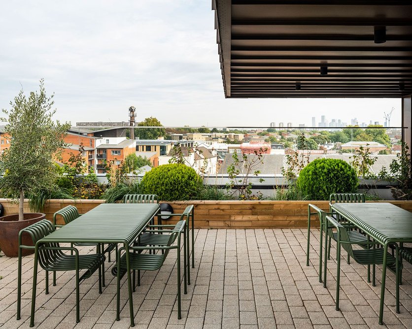 WGP introduced a huge secure rooftop garden for residents and visitors to enjoy views over London.