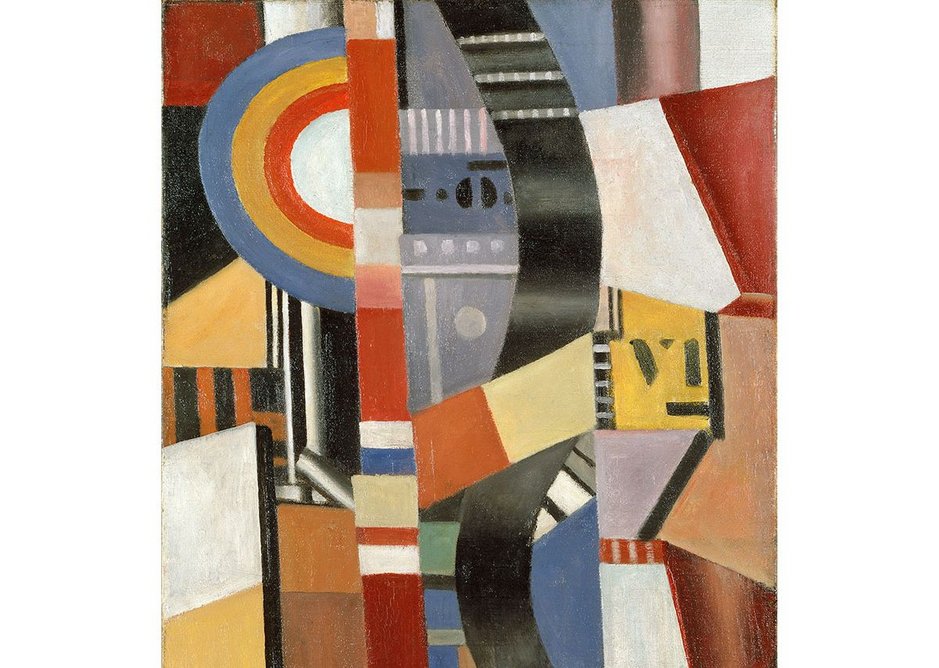 The Disc (Le Disque) 1918 by Fernand Léger, 1881-1955. Museo Nacional Thyssen-Bornemisza, Madrid.