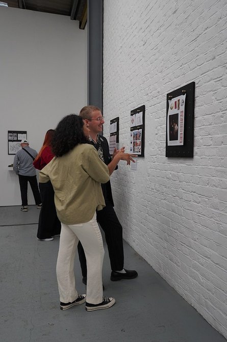 People of Colour in Architecture’s first student exhibition, 2022, London.