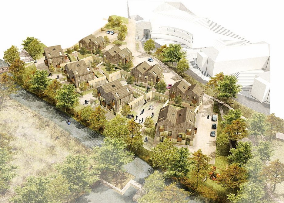 Timber_Mill_Box, a 20-home scheme with business space in Wiltshire.