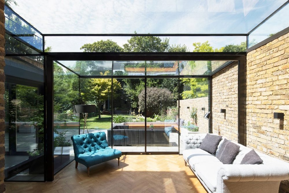 Maxlight Glass Box, Keswick Road, London. Giles & Pike architects.