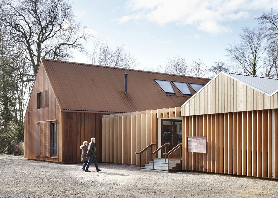 Commercial and leisure – Welcome Centre, Mottisfont Abbey, Hants by Burd Haward Architects for the National Trust.