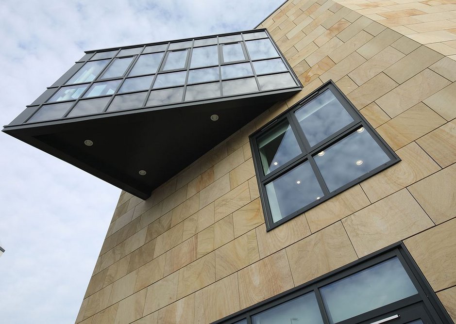 Senior Architectural Systems aluminium glazing solutions on the exterior of GSS Architecture's new development in Sunderland.