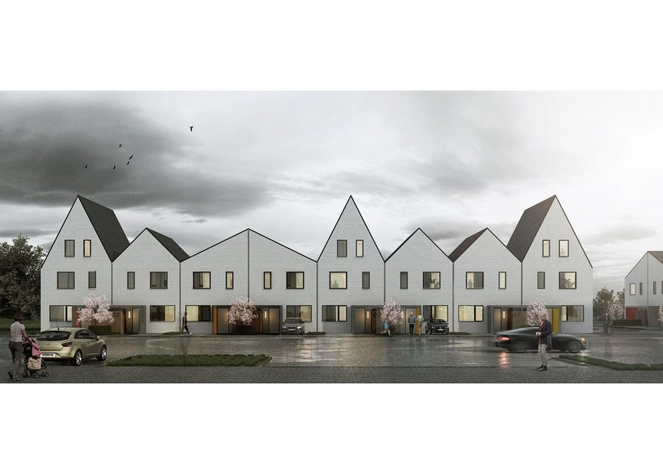 Image by Ruff Architects, executive architects for this AHMM designed housing scheme.