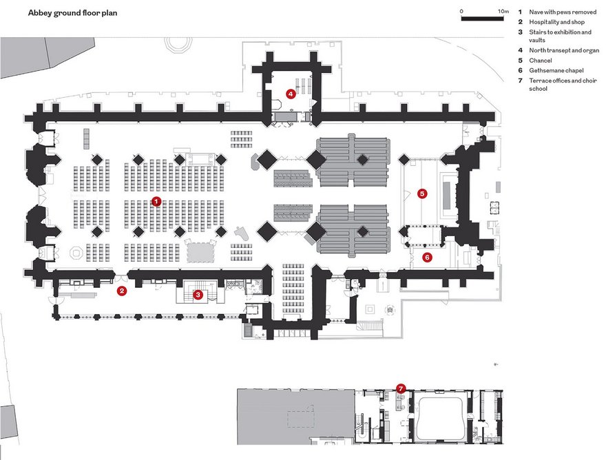 Abbey ground floor plan.