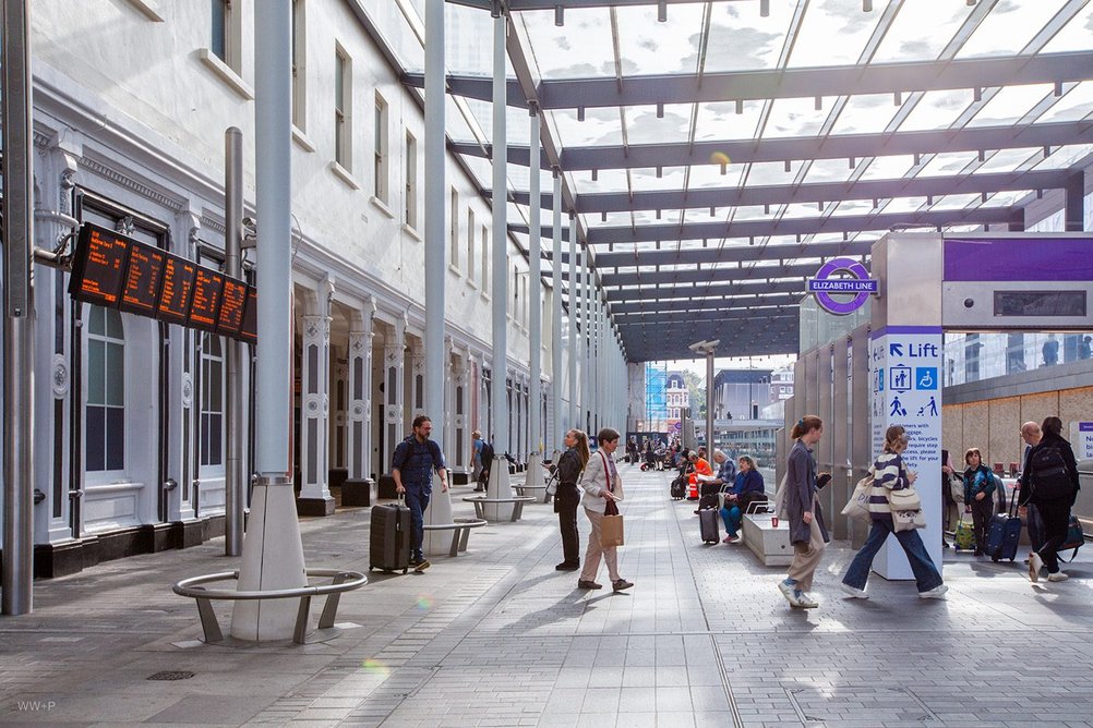 Paddington Elizabeth Line Station. Credit: Weston Williamson + Partners