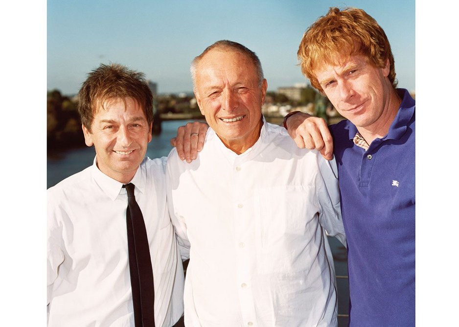 Graham Stirk, Richard Rogers and Ivan Harbour.