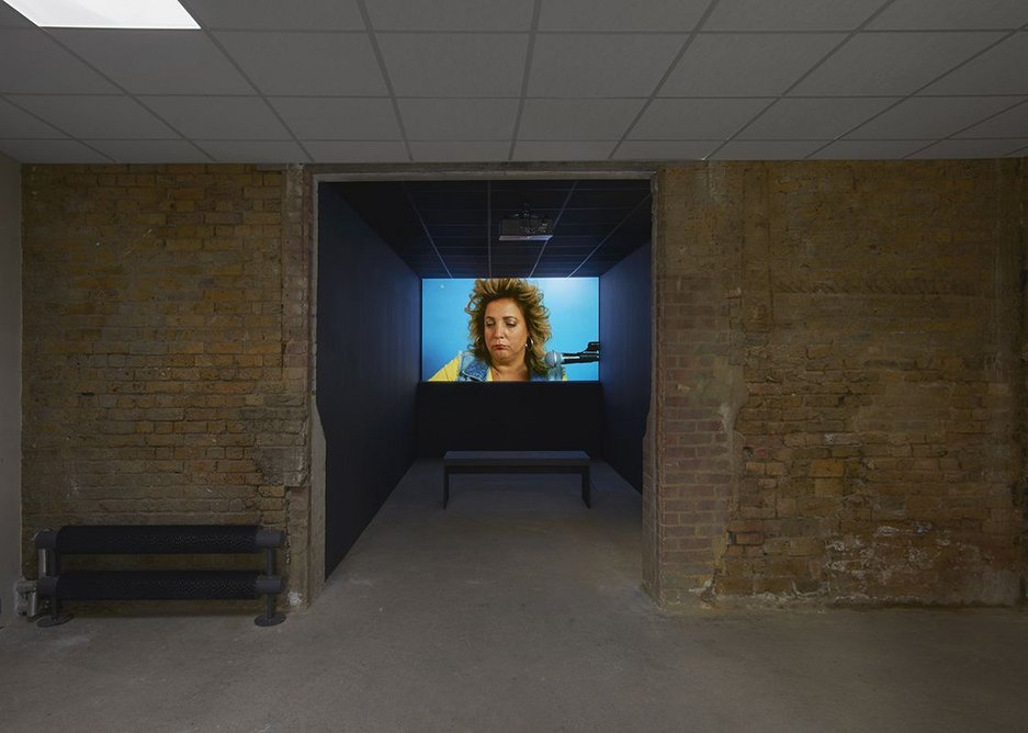 Installation view, Mika Rottenberg.