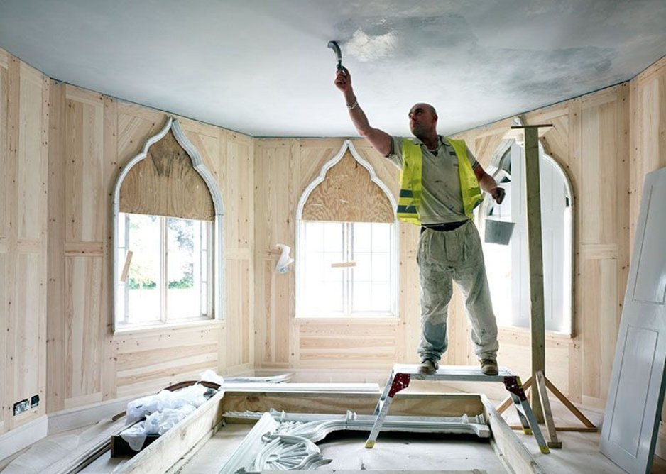 Holbein Chamber in first stages of renovation