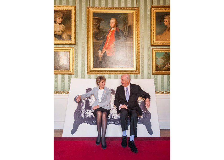The Duke & Duchess of Devonshire on Canvas Chair by YOY for Innermost