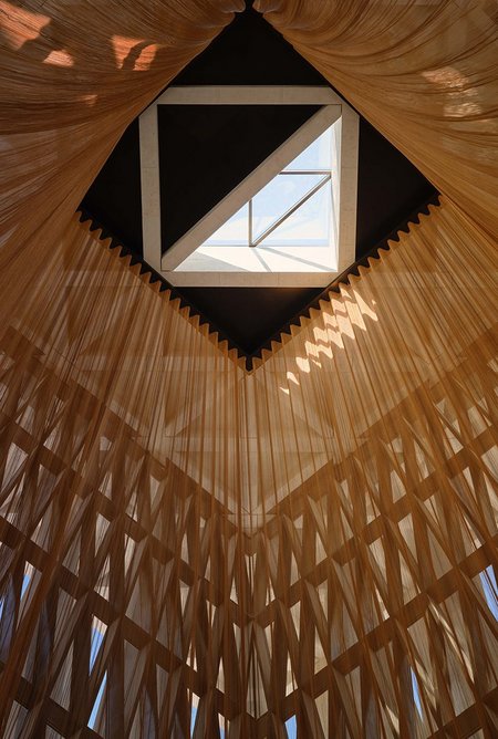 Another fabulous ceiling, this time in the synagogue.