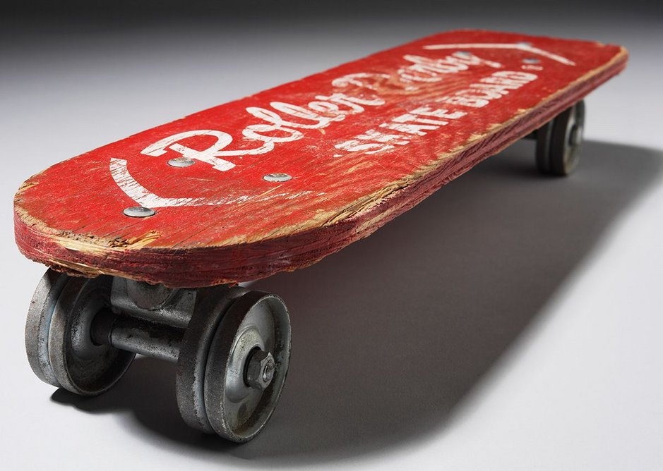 Plywood skateboard.