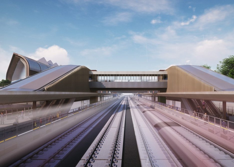 HS2 Interchange station, Solihull by Arup Architects