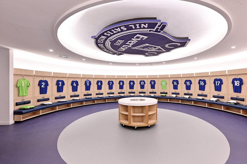 The home dressing room.
