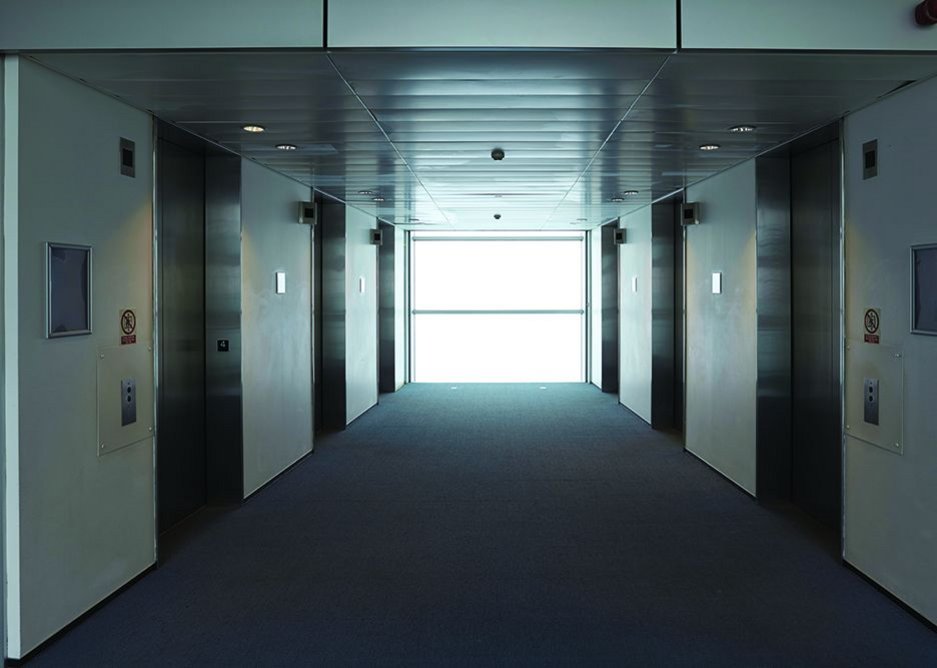 The original lift lobbies were low and dark – perhaps victims of value-engineering.
